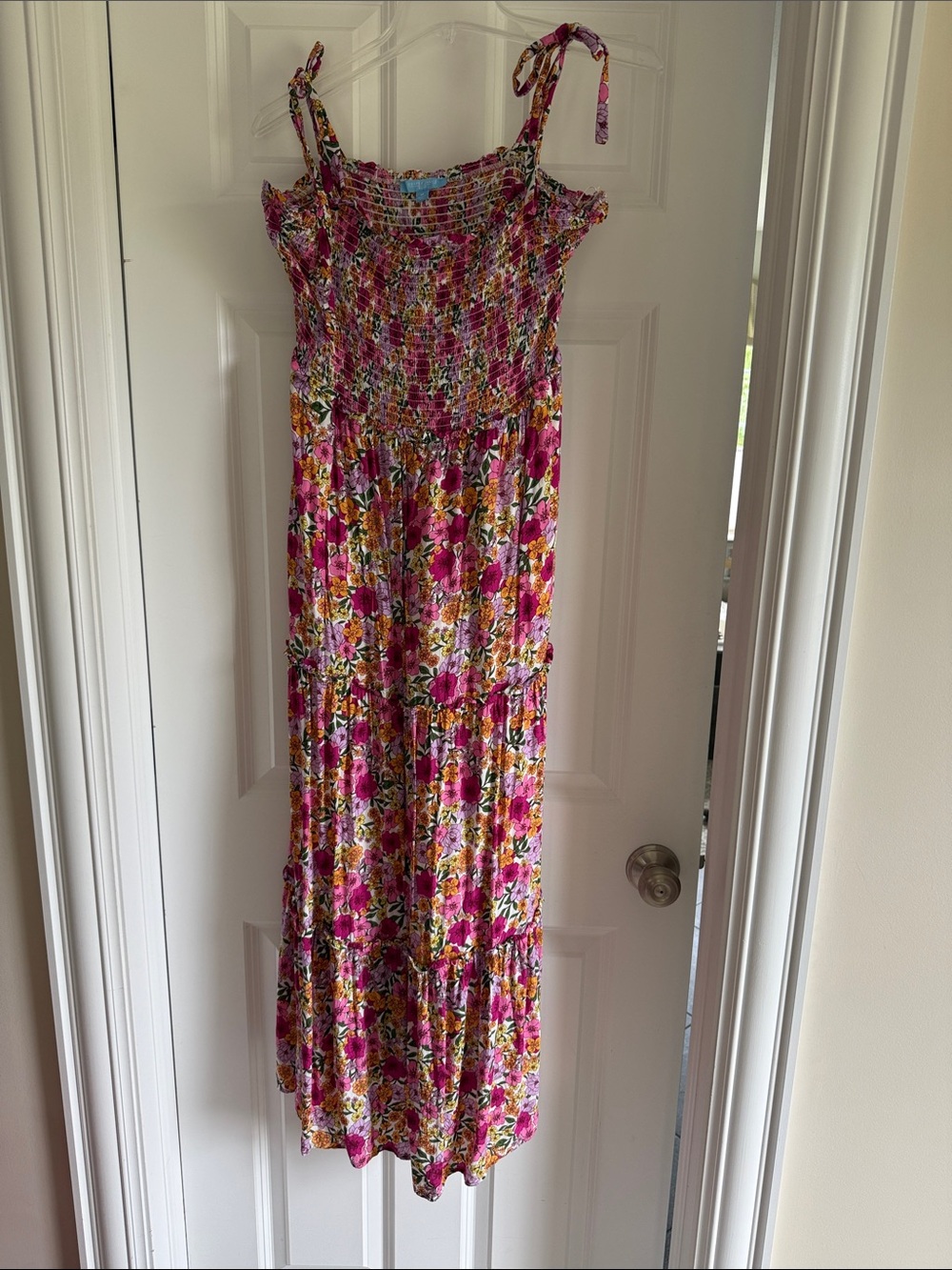 Draper James RSVP Tiered Maxi Dress Size Medium